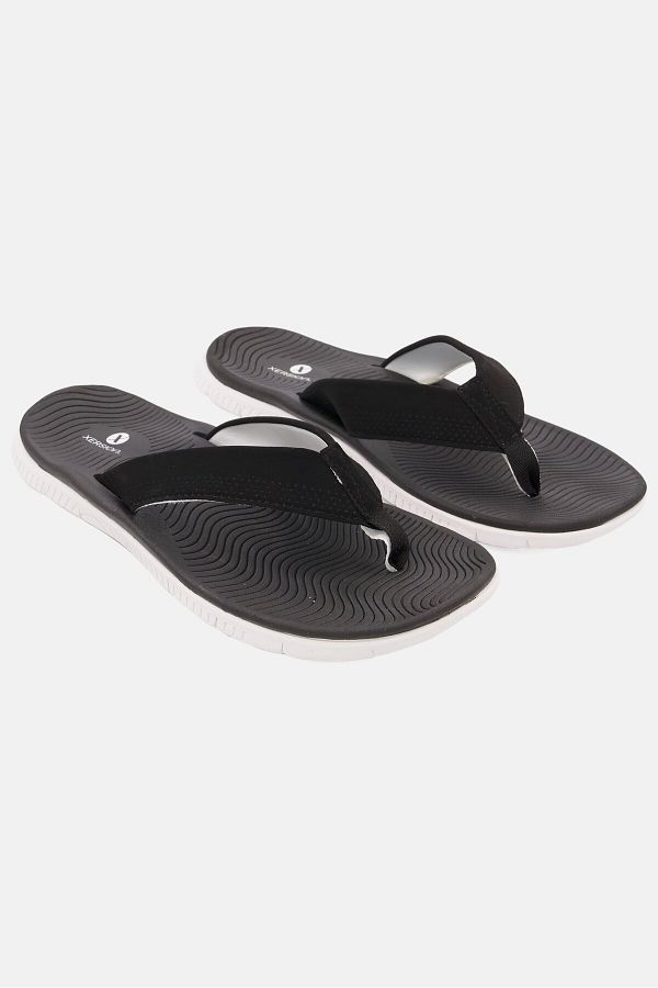 Xersion Men Slip On Slipper Black White Trendyol