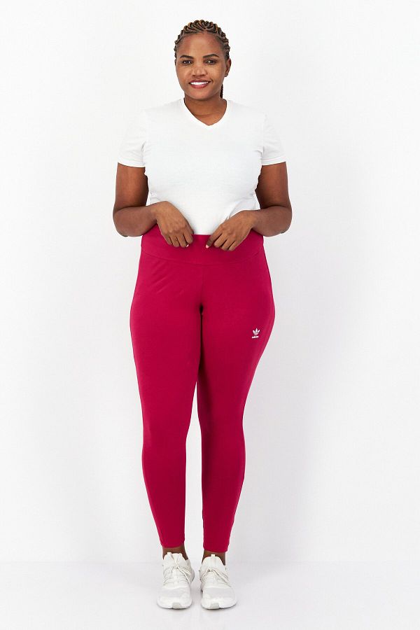 adidas Women Plus Size Training Leggings Burgundy Trendyol