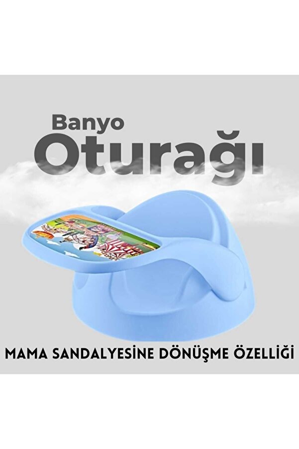 AYVELLA BANYO Oturağı Çıkarılabilir Masa MAMA Sandalye Oturağı Taşınabilir Kaydırmaz Taban Devrilmez