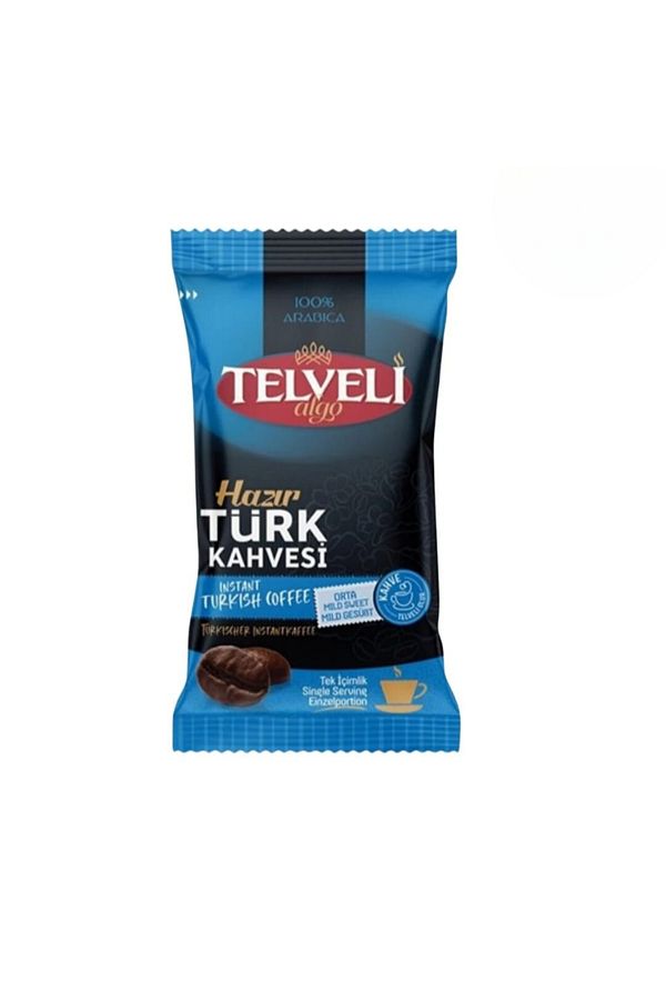 ALGO TELVELİ-Medium 18 Pieces Algo Grounds Instant Turkish Coffee 1