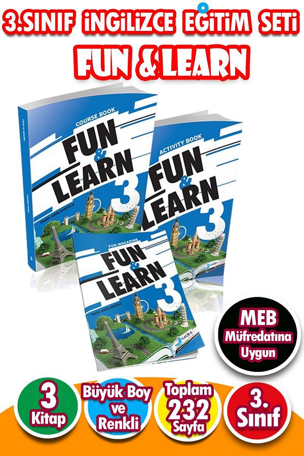 Harika Kitap-3.Class English Training Set FUN & LEARN 1