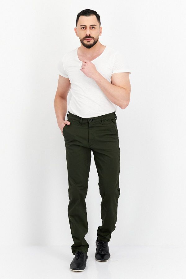 Chino olive homme 2025