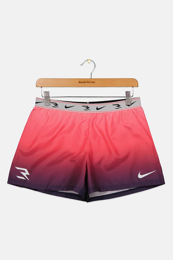 Nike 3Brand by Russell Wilson Kids Girl Sportswear Fit Brand Logo Training Shorts Pink Purple Trendyol