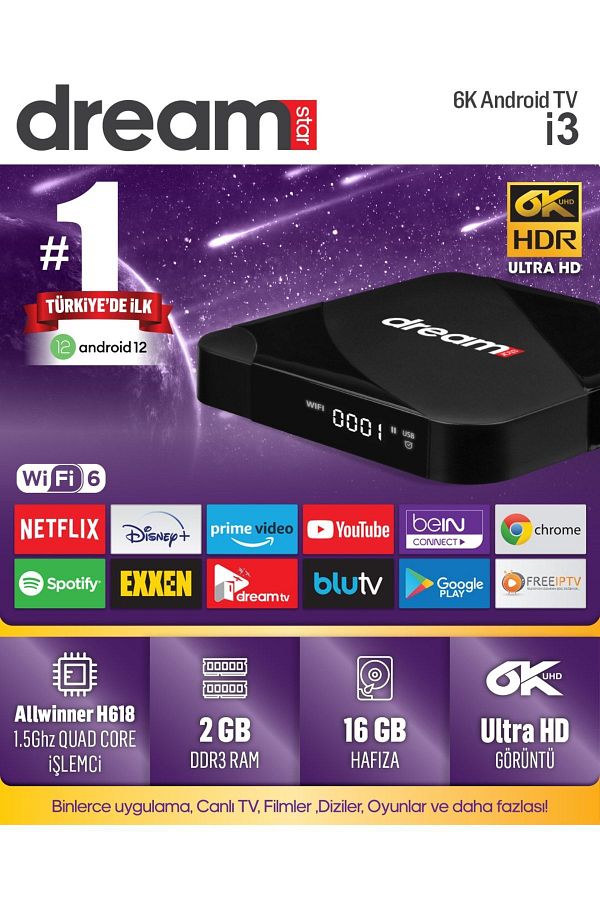 Dreamstar-I3 Android 12 TVbox 1