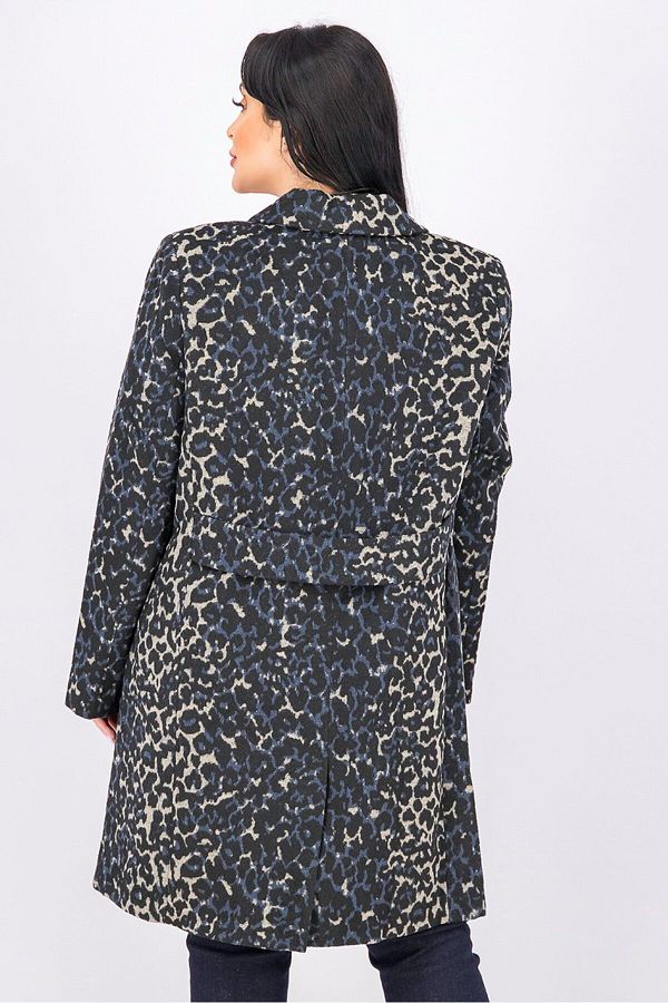 Kensie leopard jacket clearance