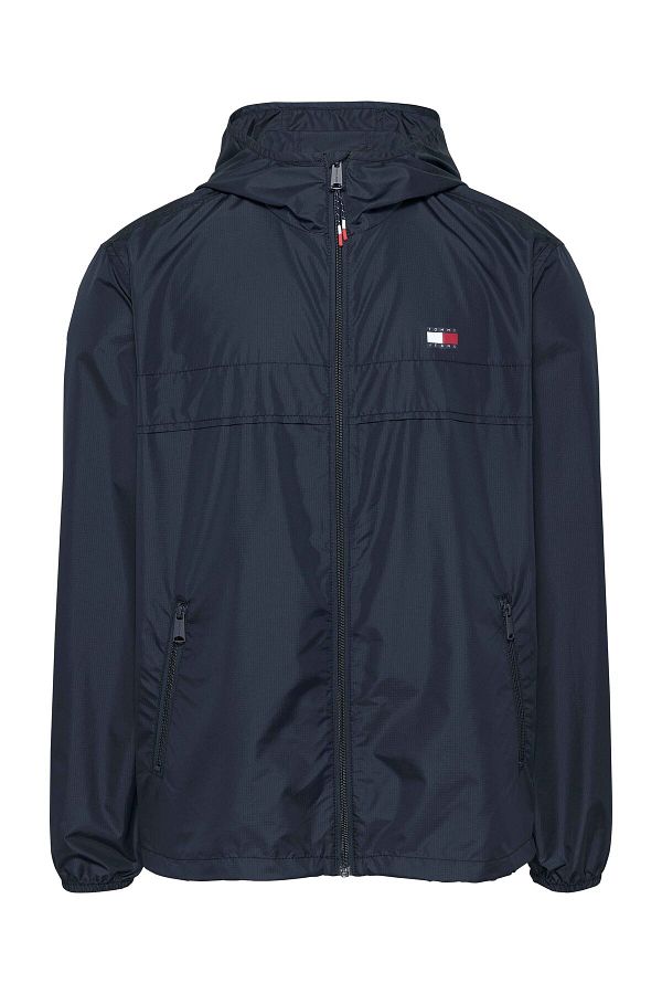 Blue tommy hilfiger coat hot sale