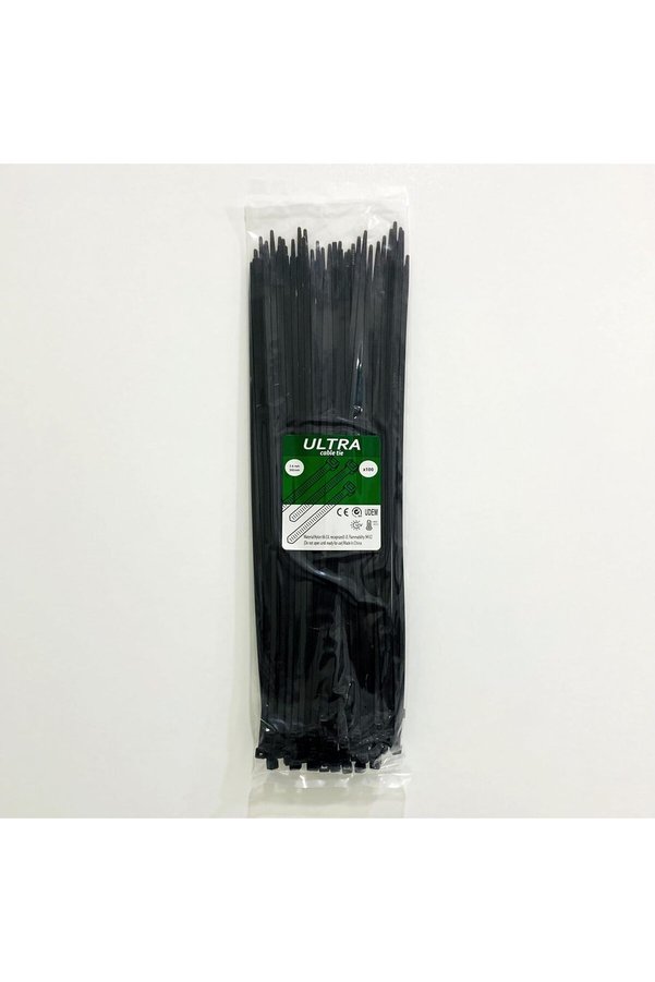 E-outstanding Kabelbinder-Sockel Aus Kunststoff - Schwarz, 100 Stück | 4,5 Mm Lochbreite