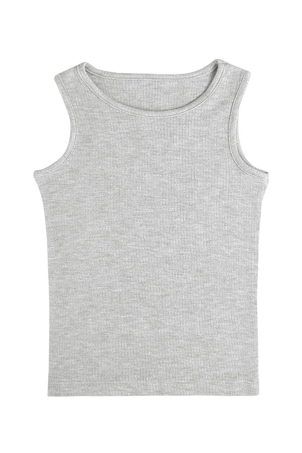 Gambino-Gray Thermal Body and Undershirt for Baby Boy - Thick Strap 1