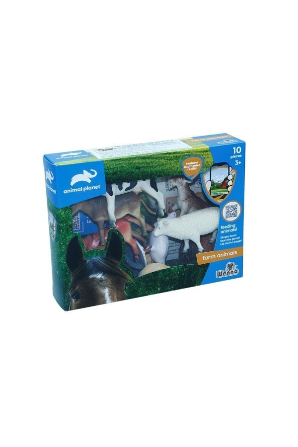 Animal Planet Toy Farm Animal Set 10 Pieces Boxed Trendyol