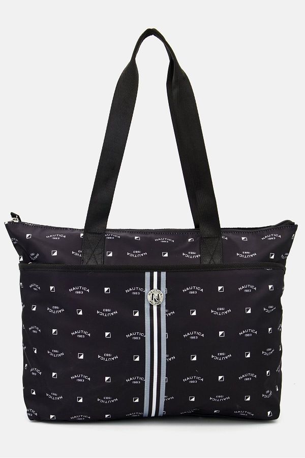 Nautica tote bag black sales