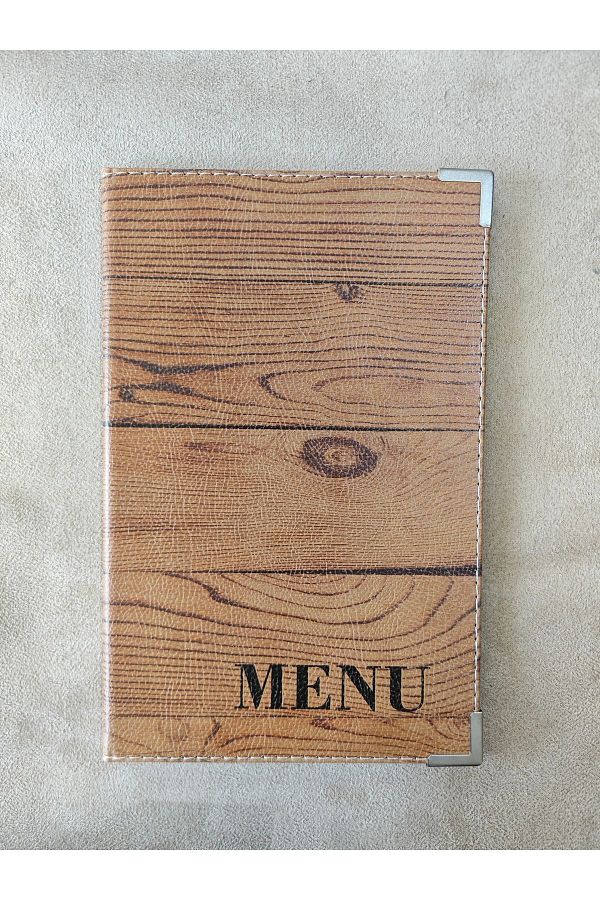 ankara menü-A5 Acitat Transparent Menu Board - Tree Design 1
