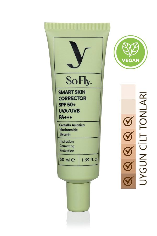 So Fly-Smart Skin Corrector - Spf 50+ Uva/Uvb Protected, Colored Sun Cream 50ml 1