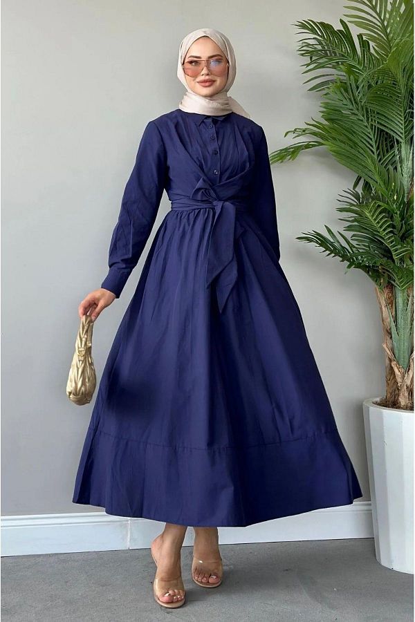 Knee length dress hijab store