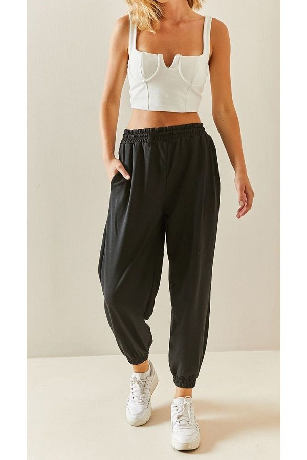 100 cotton black sweatpants 2025