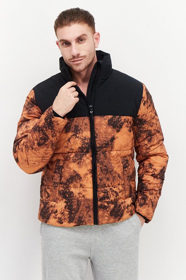 Champion Men Sportswear Fit Long Sleeves Outdoor Jacket Orange Black Trendyol