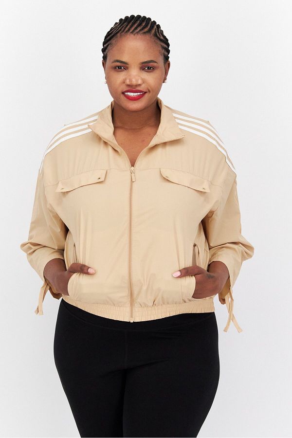 Adidas jacket beige store