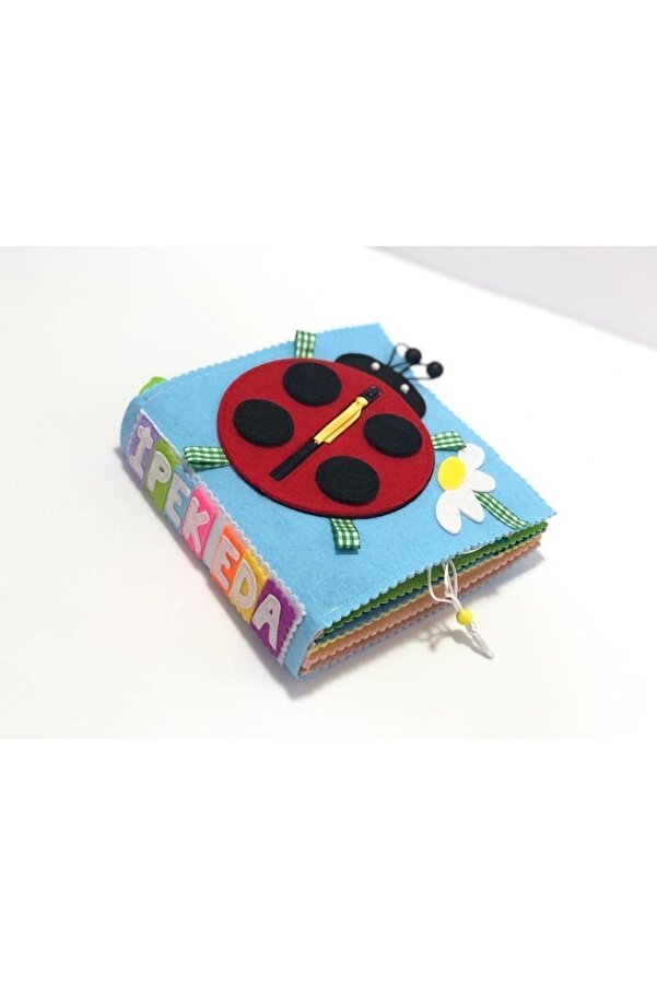 BEBİSBOOK Montessori Kitap Eğitici Bebek Aktivite Kitabı