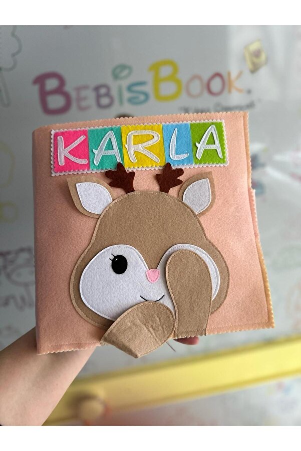 BEBİSBOOK Geyikli 18-36 Ay Montessori Eğitici Oyun Ve Aktivite Kitabı