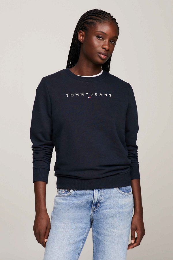 Tommy jeans grey sweatshirt womens deals