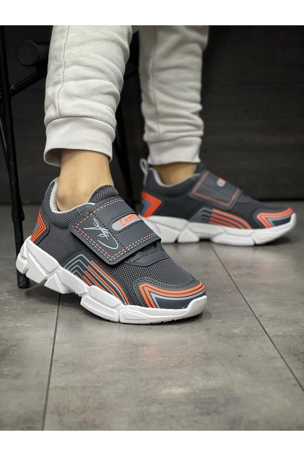 mackrock sports Children s Orthopedic Velcro Flexible Light Breathable Unisex Mesh Kids Sneakers Sports Shoes Trendyol