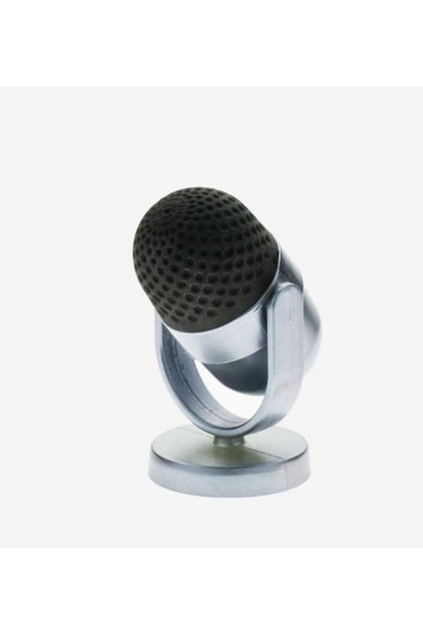 Need-Microphone Eraser Pencil Sharpener Set Silver 1