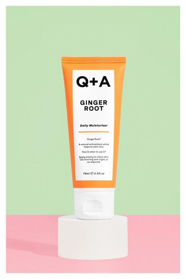 Q+A-Q+A Ginger Root Daily Moisturiser, 75 ml - protective face cream with ginger 1