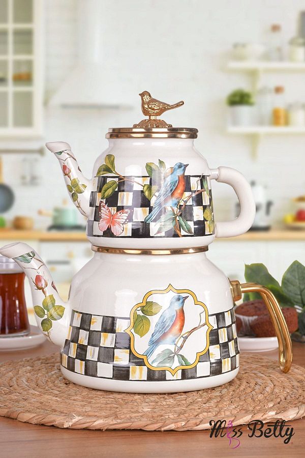 Miss Betty-Paradise Enamel Teapot 1