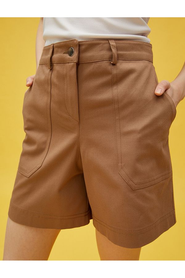 Wide leg pocket shorts sale