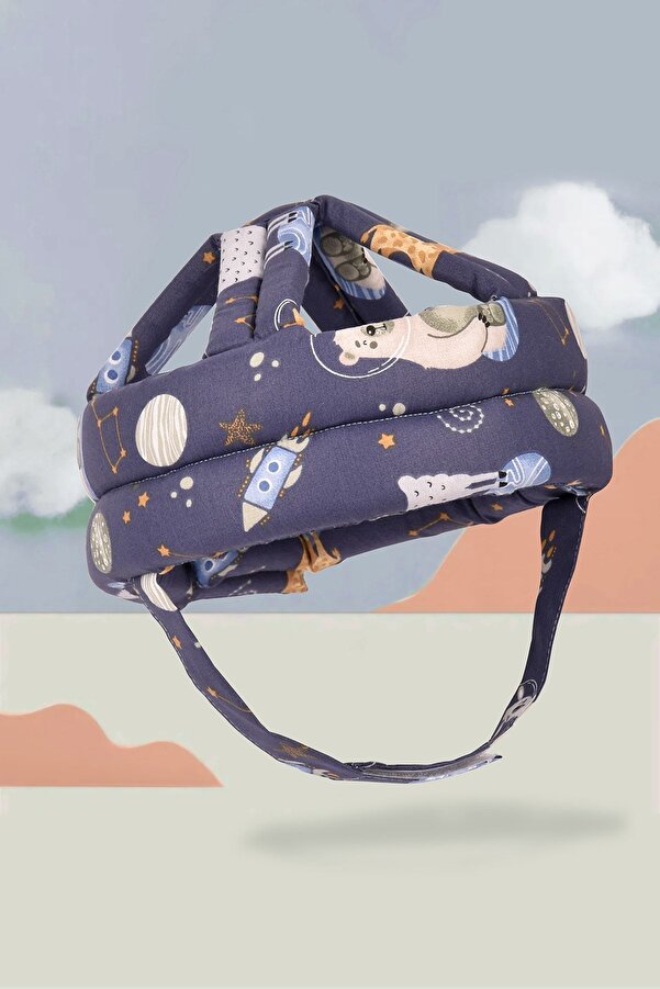 TOKKO Ayarlanabilir Bebek Çocuk Baş Kafa Koruma Güvenlik Kaskı - Bebek Kafa Koruyucu -bebek Emniyet Kaskı