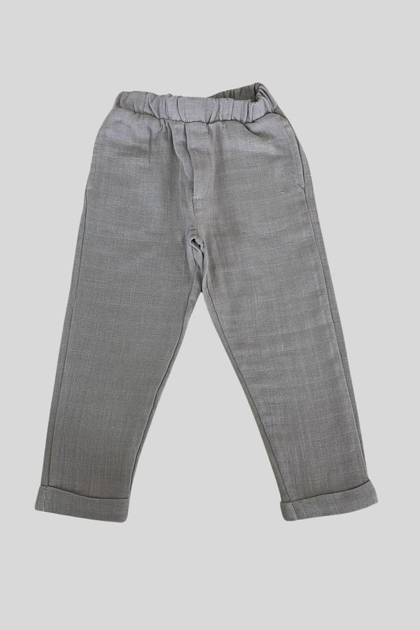 Kirazkids-Pantaloni de muselina bej 1