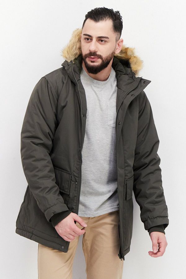 Faux fur puffer jacket mens new arrivals