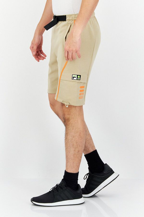 Fila Men Sportswear Fit Band Logo Training Short Beige Trendyol