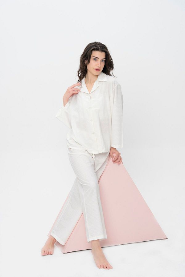 bloum-Long Pearly Suit Set 1