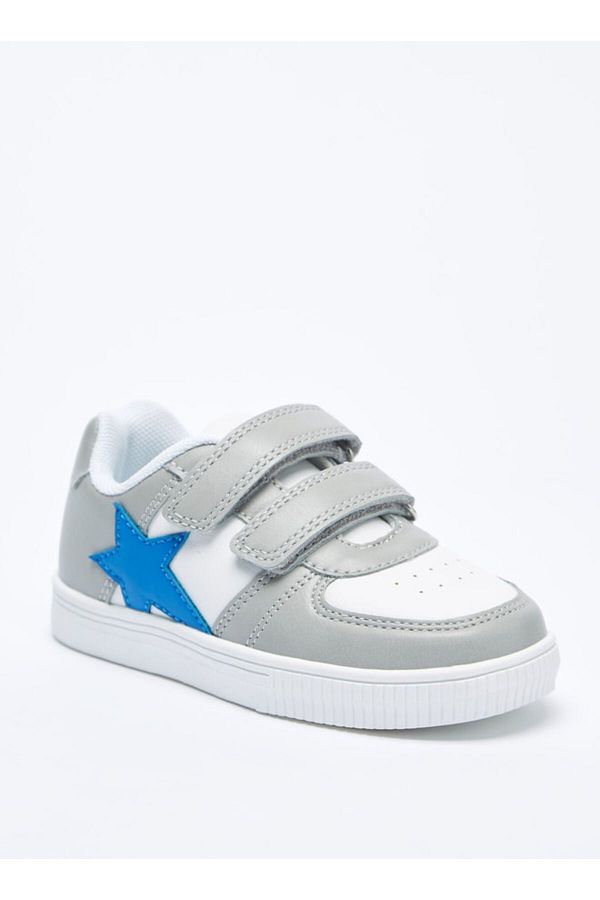LBL by Shoexpress-Star Applique Sneakers with Hook and Loop Closure 1