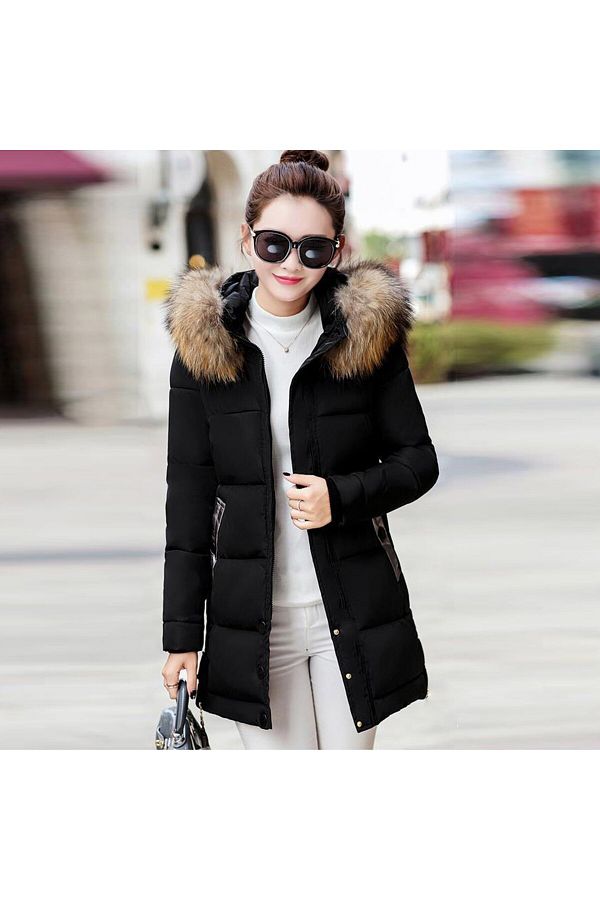 Feather collar jacket shop