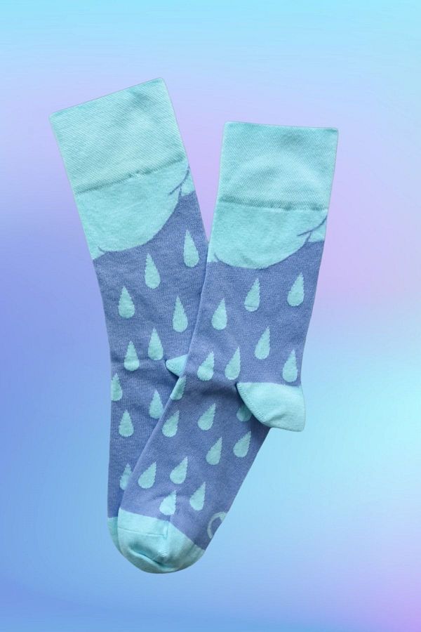 ZEYZEY MONKEY-Cloud Pattern Socks 1