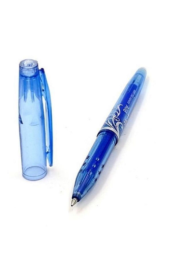 Kezban Tekstil-Erasable Ballpoint Pen Iron-on Heat Erasable Fabric Pen 1 Piece Blue 1