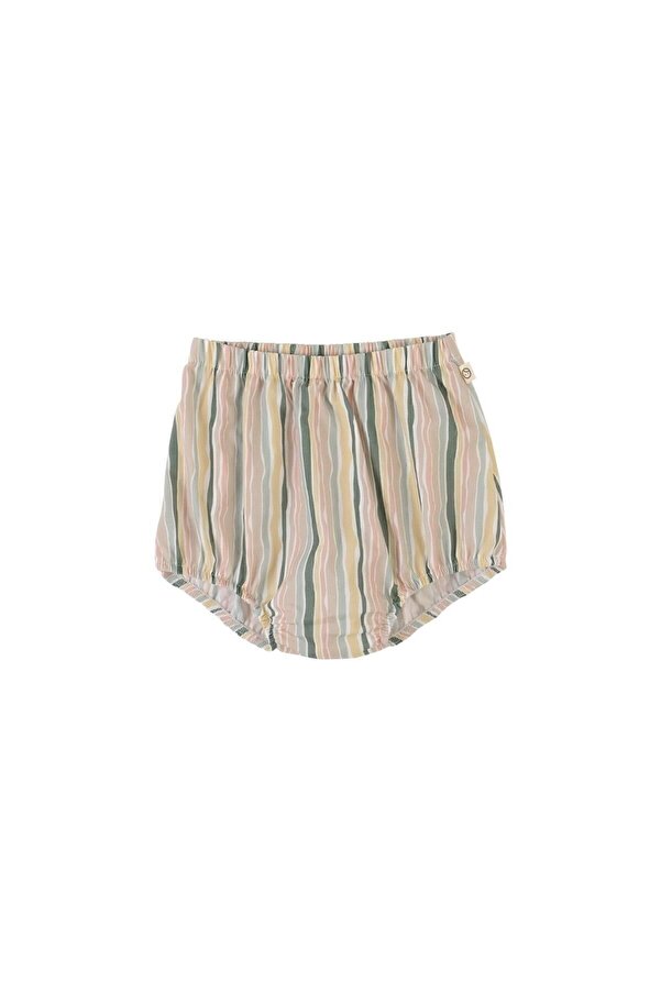 Little Gusto Bebek Bloomer(Külot) Çizgili Desenli Organik Pamuk