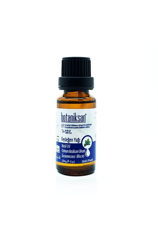 botaniksan-20ML Natural and Pure Distillation Basil Oil - Additive-Free 1