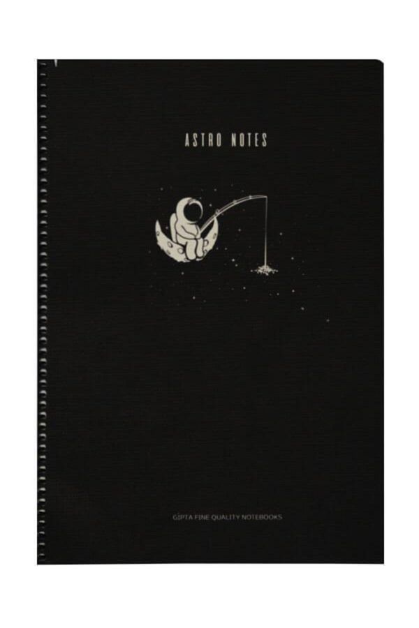 Gıpta-A4 80 Sheets Spiral Checked Notebook – Star Collecting Astronaut 1