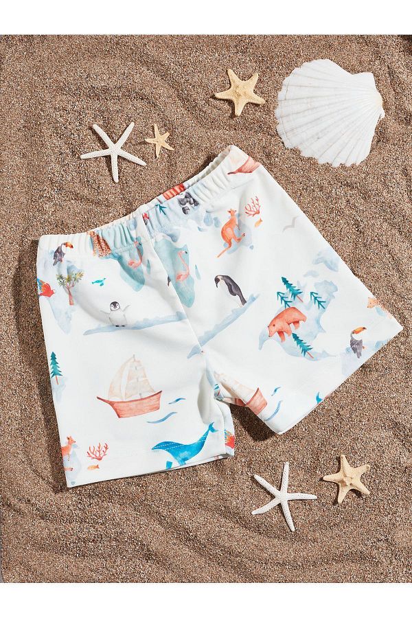 Tuğba Kuğu-Βρεφικό σορτς μαγιό για αγόρια - UV Protection, Summer Vibe 1