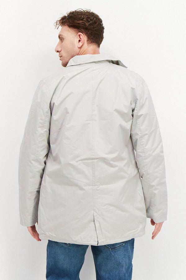 French Connection Men Solid Long Sleeve Softshell Jacket Stone Trendyol
