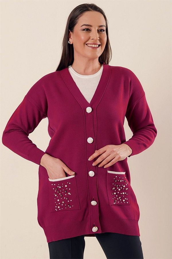 Cardigan fushia new arrivals