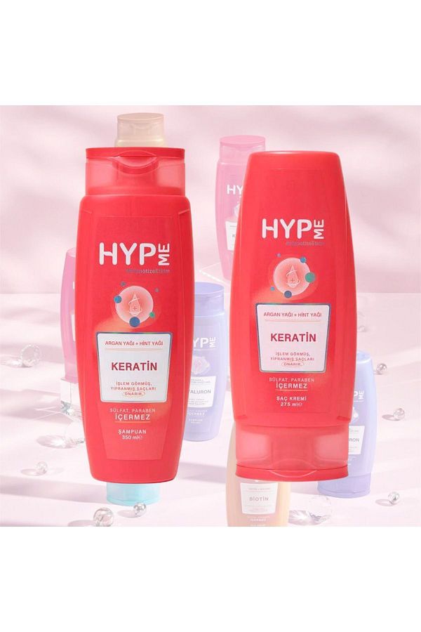 HYP ME-Keratin Shampoo and Conditioner Set of 2 1