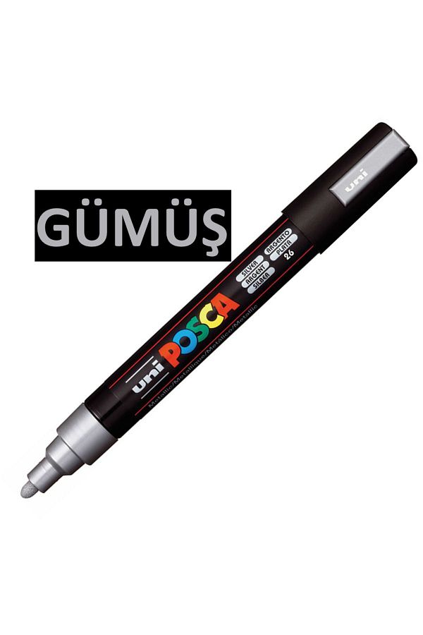 Uni-Posca Silver Marker - 0.9-1.3mm, Pc-3M (3m) 1