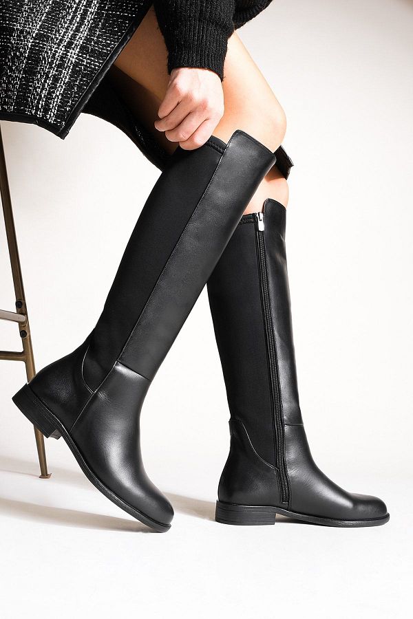 Elastic knee boots new arrivals