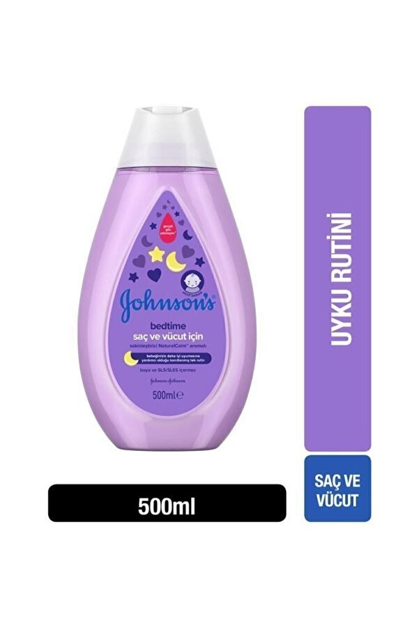 Johnson's Bedtime Sakinleştirici Naturacalm Aromalı Saç ve Vücut Şampuanı 500 ml