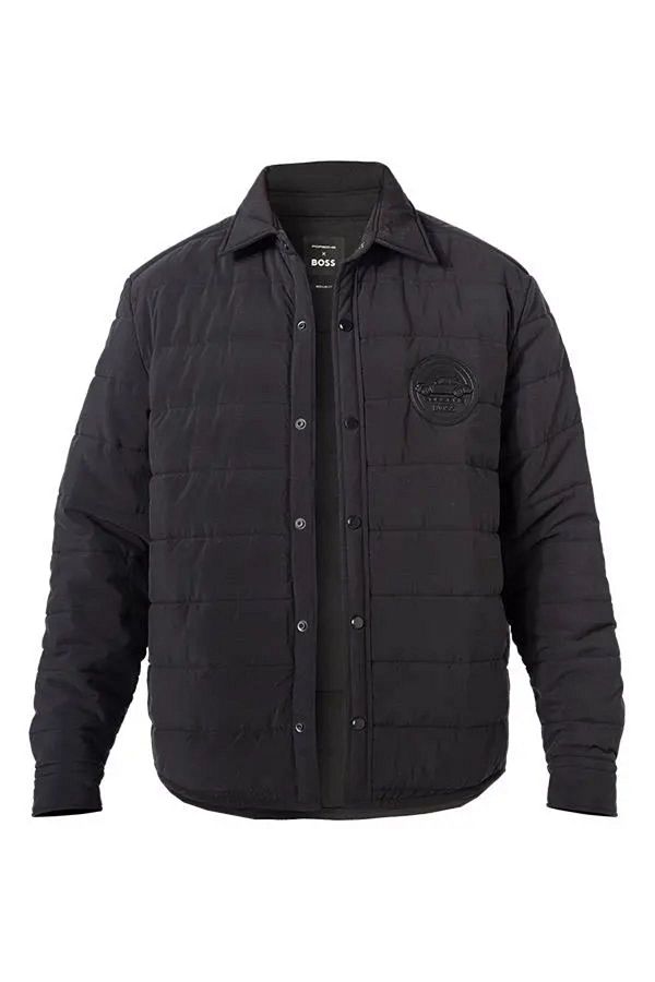 Boss Men s Black Quilted Jacket Primoft Insulated Regular Fit 50519982 001 Trendyol