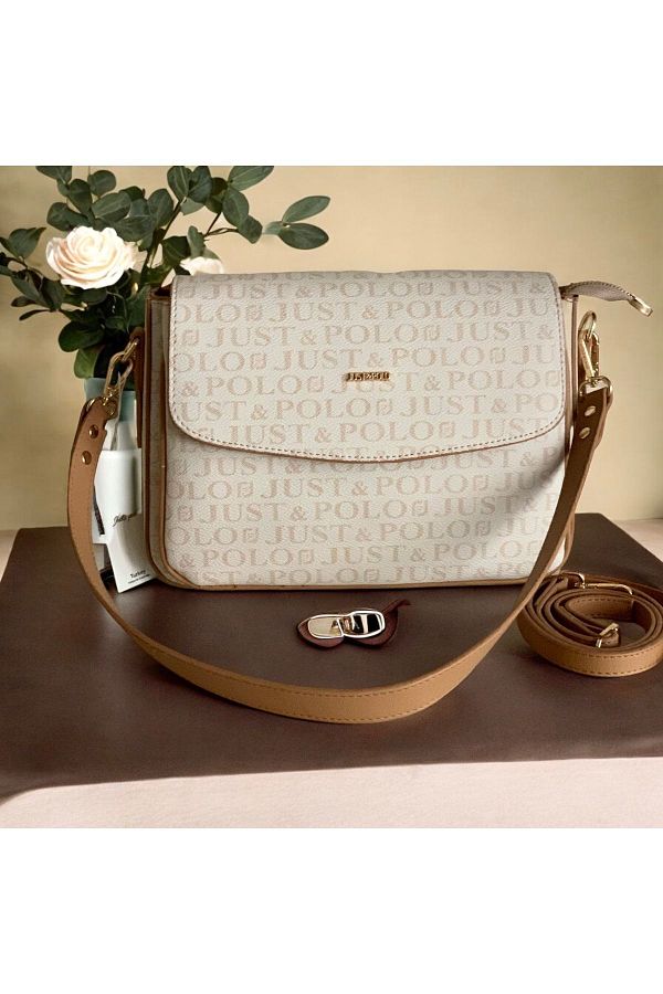 Just Polo 29x25 cm Large Shoulder Bag and Strap Set Trendyol