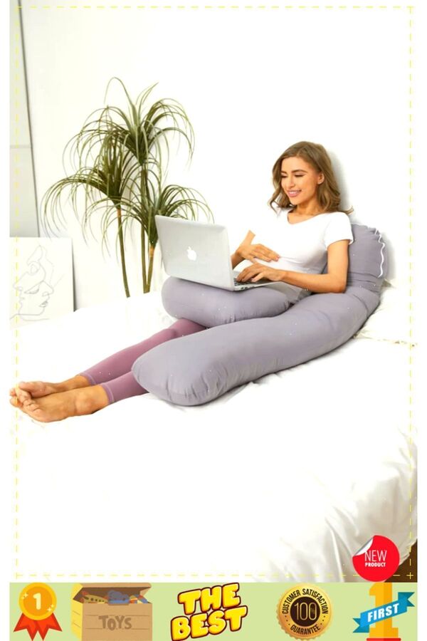OMZ Hamile Yastığı Ortopedik Bel Destek Yastık Hamile Uyku Yastıgi Hamile Yastıgi Hamile Destek Yastigi